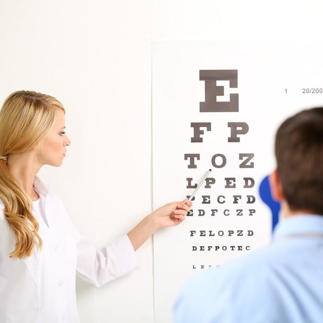 Проверка зрения: таблица для проверки остроты зрения, тест